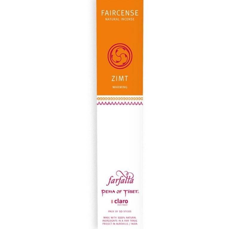 Farfalla Essentials AG Duftstäbchen Faircense Räucherstäbchen Zimt, 10 Stk. von Farfalla Essentials AG