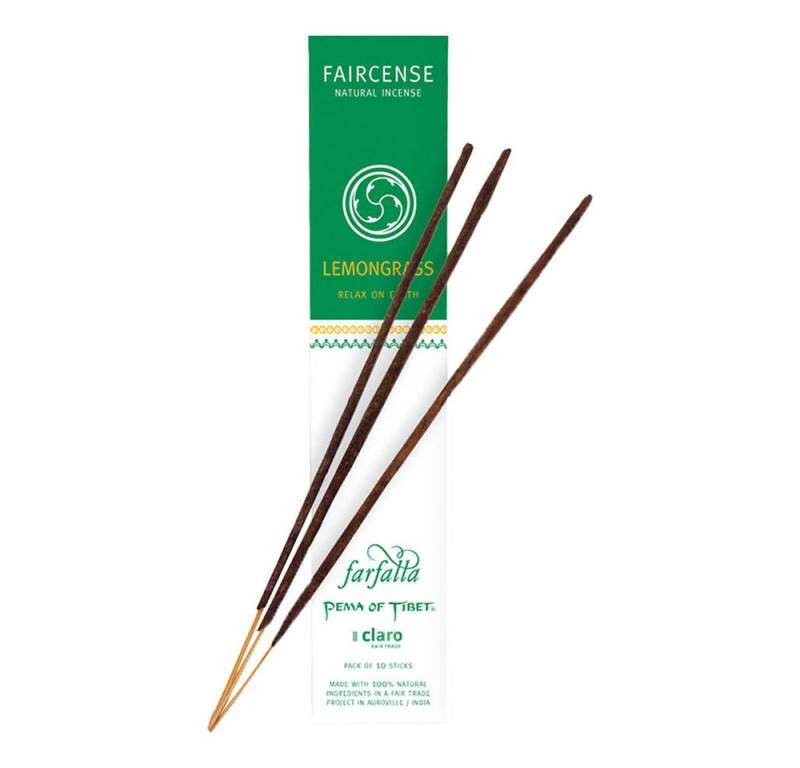 Farfalla Essentials AG Räucherstäbchen-Halter Räucherstäbchen - Lemongrass 10Stk von Farfalla Essentials AG