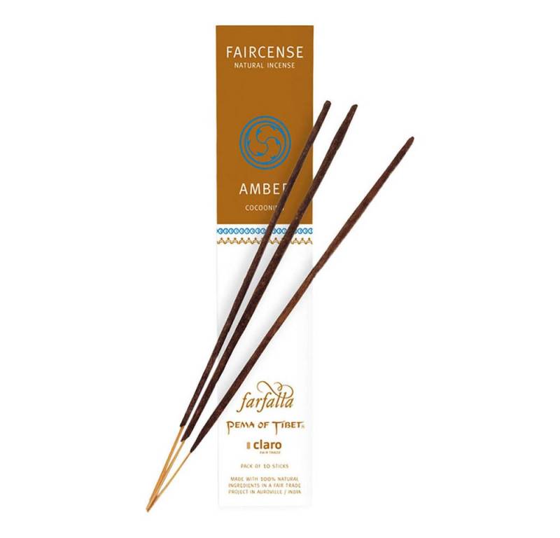Farfalla Essentials AG Räucherstäbchen-Halter Räucherstäbchen - Amber 10Stk von Farfalla Essentials AG
