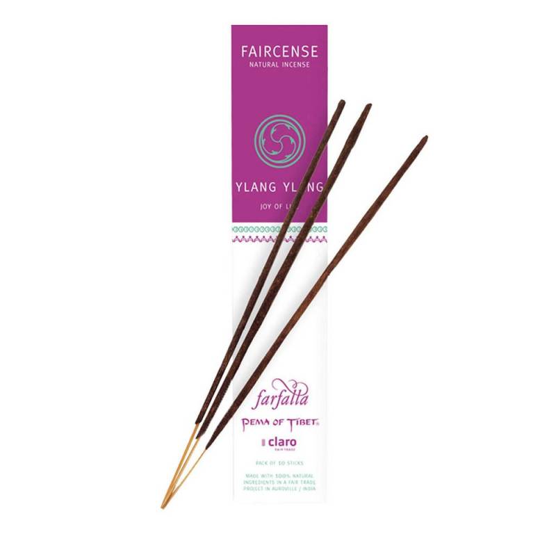 Farfalla Essentials AG Räucherstäbchen-Halter Räucherstäbchen - Ylang Ylang 10Stk von Farfalla Essentials AG