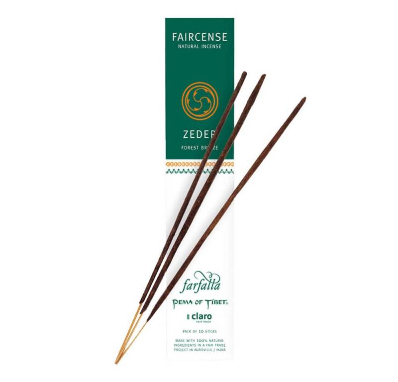 Farfalla Essentials AG Räucherstäbchen-Halter Räucherstäbchen - Zeder 10Stk von Farfalla Essentials AG
