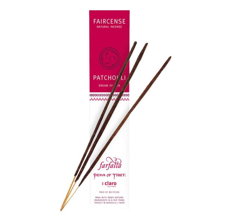 Farfalla Essentials AG Räucherstäbchen-Halter Räucherstäbchen - Patchouli 10Stk von Farfalla Essentials AG