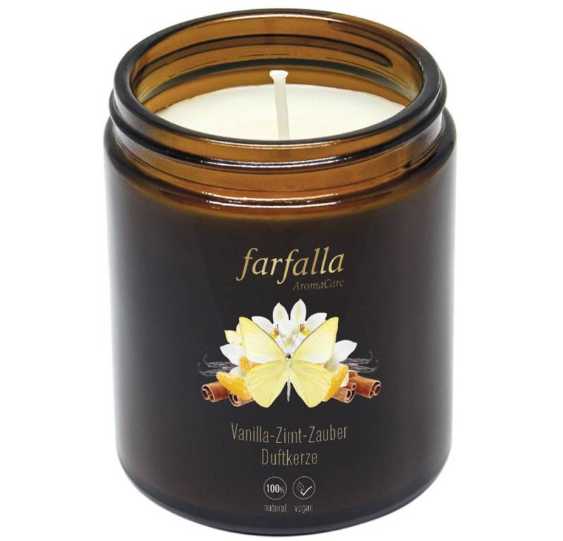 Farfalla Essentials AG Raumduft Aroma-Duftkerze Vanilla-Zimt-Zauber, 160 g von Farfalla Essentials AG