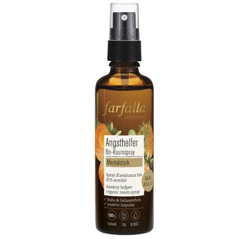 Farfalla Essentials AG Raumduft Mentalstark Angsthelfer Bio-Raumspray, 75 ml von Farfalla Essentials AG