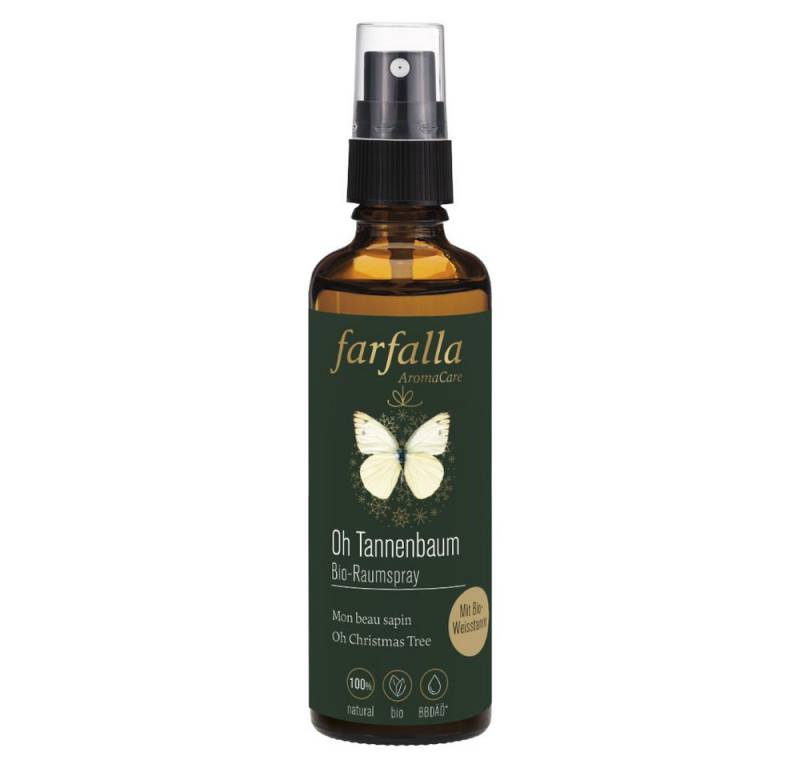 Farfalla Essentials AG Raumduft Oh Tannenbaum Bio-Raumspray, Braun, 75 ml von Farfalla Essentials AG