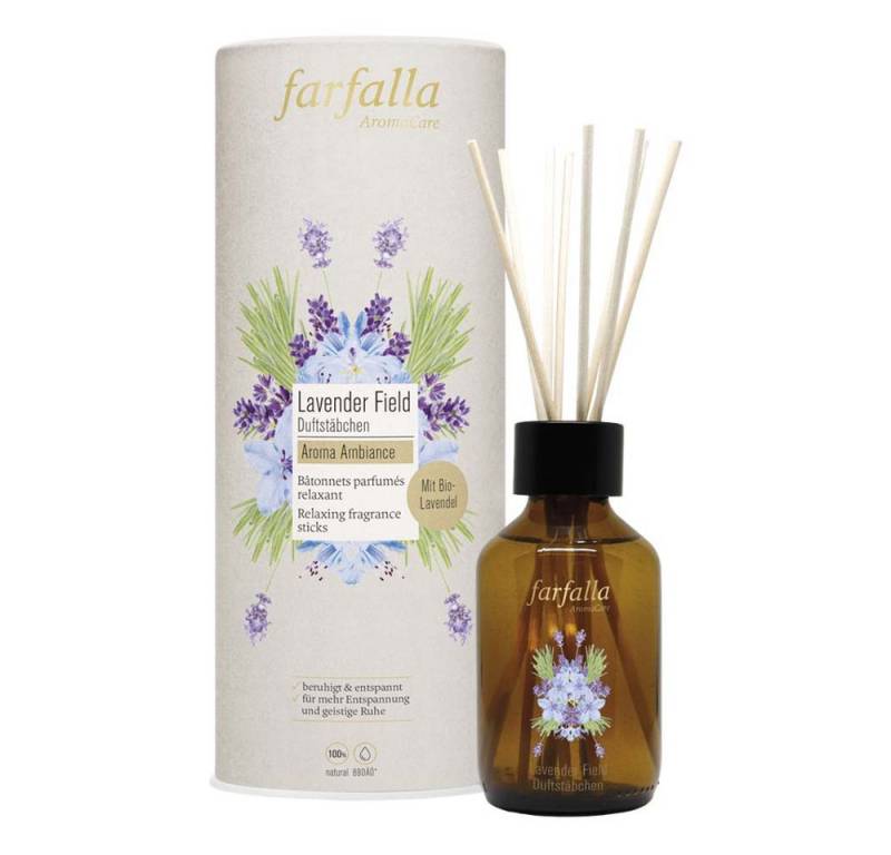 Farfalla Essentials AG Raumduft Lavender Field - Duftstäbchen Aroma Ambiance 150ml von Farfalla Essentials AG