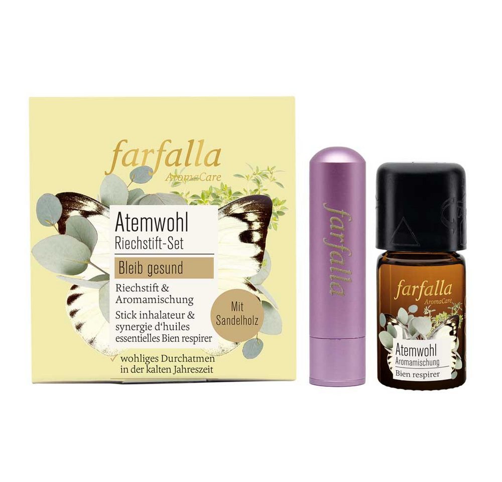 Farfalla Duftöl Riechstift Set - Atemwohl Bleib gesund Farfalla Duftöl Riechstift Set - Atemwohl Bleib gesund von Farfalla