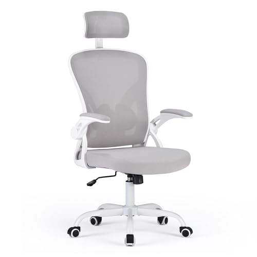 Farini Schreibtischstuhl Bürostuhl Ergonomisch mit Verstellbarer Kopfstütze, Office Chair Chefsessel mit Armlehne, 150 Kg Gaming Stuhl mit Rollen Farini Schreibtischstuhl Bürostuhl Ergonomisch mit Verstellbarer Kopfstütze, Office Chair Chefsessel mit Armlehne, 150 Kg Gaming Stuhl mit Rollen von Farini
