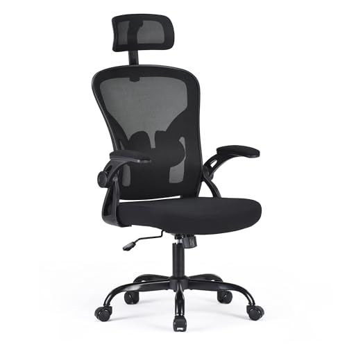 Farini Schreibtischstuhl Ergonomisch Bürostuhl mit Verstellbarer Kopfstütze, Office Desk Chair Chefsessel mit Armlehne, 150 Kg Gaming Stuhl mit Rollen Farini Schreibtischstuhl Ergonomisch Bürostuhl mit Verstellbarer Kopfstütze, Office Desk Chair Chefsessel mit Armlehne, 150 Kg Gaming Stuhl mit Rollen von Farini