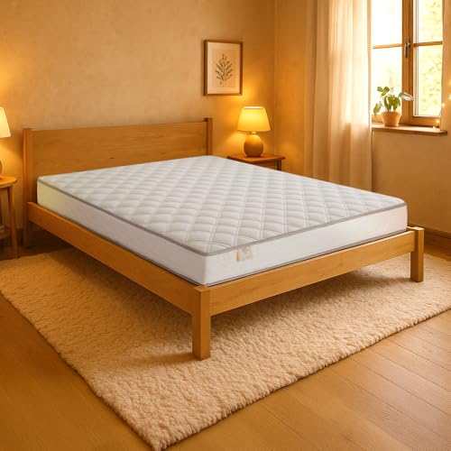 Farmarelax - Matratze für französisches Bett, 120 x 190 cm, Höhe 10 cm, für Klappbett, Waterfoam, hergestellt in Italien, orthopädisch, hypoallergen, milbendicht und atmungsaktiv, Modell: Easyvan Farmarelax - Matratze für französisches Bett, 120 x 190 cm, Höhe 10 cm, für Klappbett, Waterfoam, hergestellt in Italien, orthopädisch, hypoallergen, milbendicht und atmungsaktiv, Modell: Easyvan von Farmarelax
