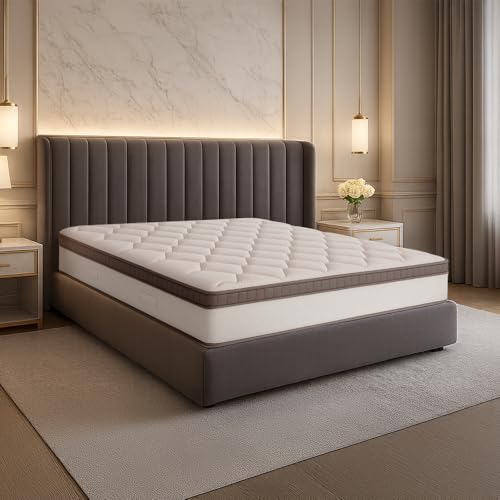 Farmarelax - Matratze für Doppelbett 160 x 190 cm, Taschenfedern und Memory, Höhe 26 cm, atmungsaktives 5D-Band, orthopädisch und hypoallergen, Spring Rest Memo Farmarelax - Matratze für Doppelbett 160 x 190 cm, Taschenfedern und Memory, Höhe 26 cm, atmungsaktives 5D-Band, orthopädisch und hypoallergen, Spring Rest Memo von Farmarelax