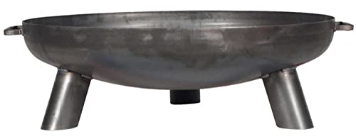 FARMCOOK Feuerschale PAN-37 Stahl unbehandelt in drei Größen (Ø 80 cm H 24 cm) von Farmcook