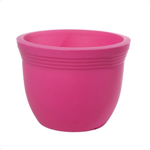 Farmet New Pflanztopf EOS (Rund, Pink) aus hochwertigem Kunststoff, Durchmesser: 40 cm, Höhe: 29 cm, Fassungsvermögen: 25 Liter, UV-beständig, hitze- & frostresistent von Farmet New