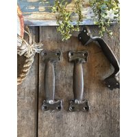 Großer Schubladenknauf Aus Gusseisen - Distressed Bronze Finish von FarmhouseIronCo