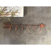 Metallpfeil Wandhaken Rustikaler Schlüssel - & Leinenhalter Aus Kupfer Metallpfeil Wandhaken Rustikaler Schlüssel - & Leinenhalter Aus Kupfer von FarmhouseIronCo