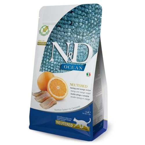 N&D Ocean CAT Hering und ORANGE NEUTERED Adult 300 GR von N&D