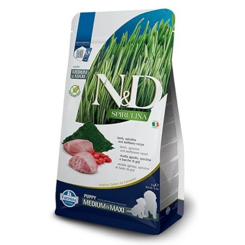 FARMINA ND Dog Puppy SPIRULINA Medium Maxi Lamm 2 kg FARMINA ND Dog Puppy SPIRULINA Medium Maxi Lamm 2 kg von N&D