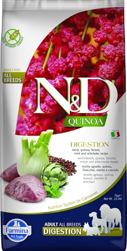 FARMINA ND Dog Quinoa Digestion Lamm Med/Maxi, 7 kg FARMINA ND Dog Quinoa Digestion Lamm Med/Maxi, 7 kg von Farmina
