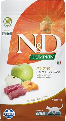 N&D Natural & Delicious Cat Pumpkin Wild & Apfel – 1,5 kg von N&D