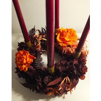 Adventskranz Haltbar Aus Hortensien, Farn Und Rosen Adventskranz Haltbar Aus Hortensien, Farn Und Rosen von FarnandWilder