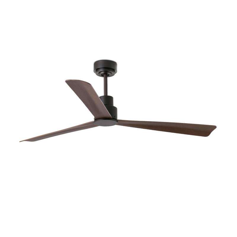 FARO Energiespar Deckenventilator mit Fernbedienung Nassau Braun 128 cm von Faro
