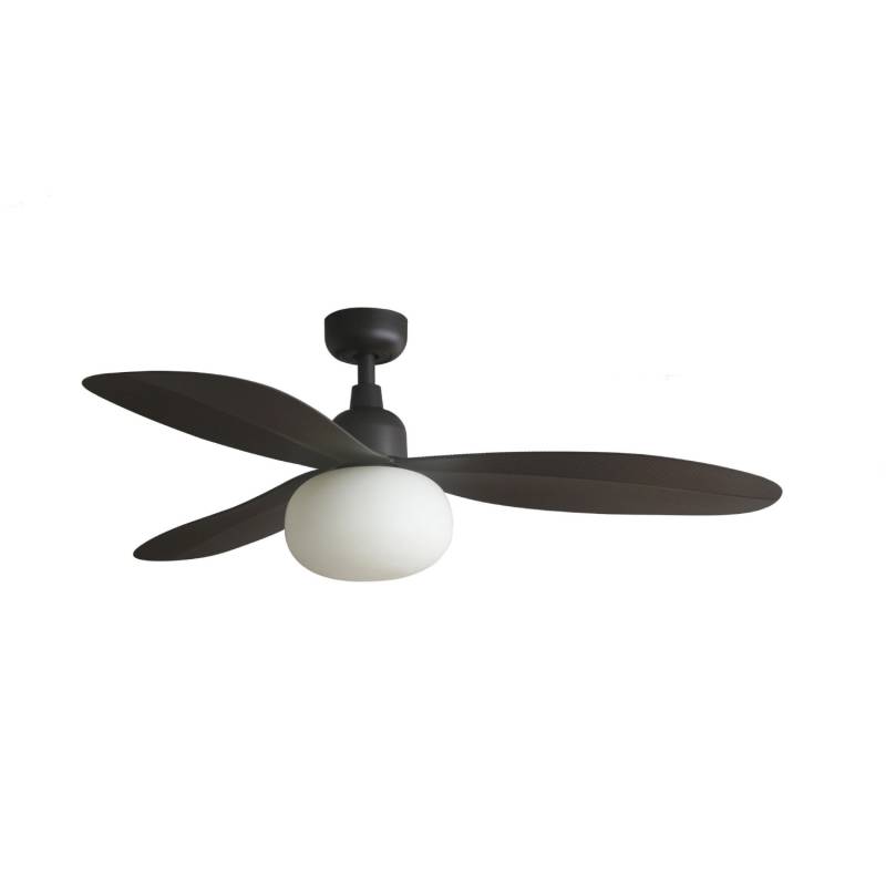 FARO Outdoor Energiespar Deckenventilator mit Beleuchtung und Fernbedienung Palma IP44 von Faro