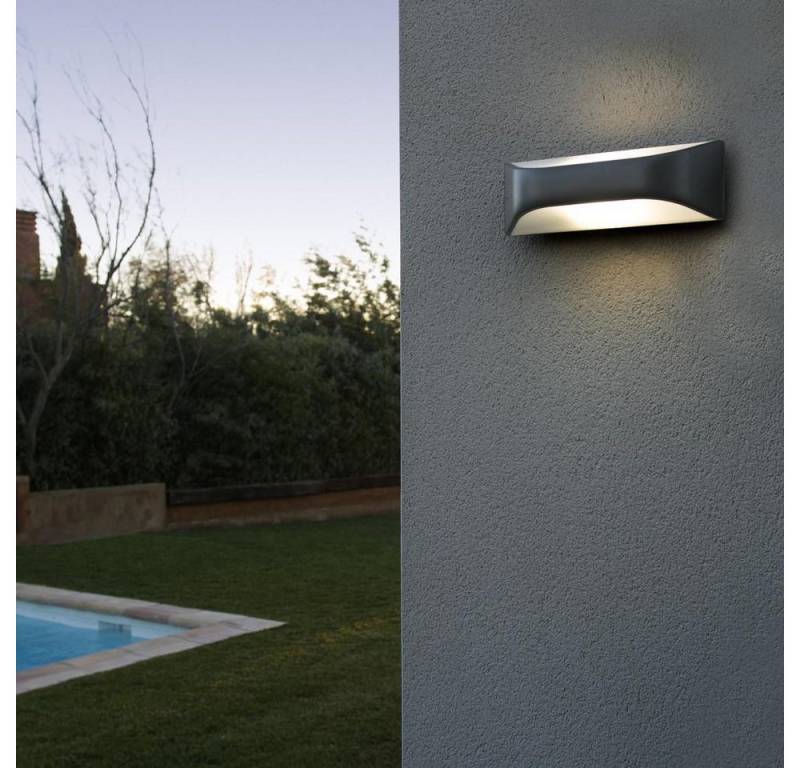 Faro Außen-Wandleuchte Funktionale Außenwandleuchte View in Dunkelgrau von Faro