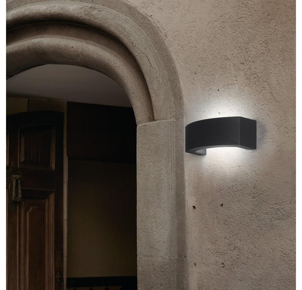 Faro Außen-Wandleuchte Schicke Wandleuchte Ancora aus Aluminium in dunkelgrau Faro Außen-Wandleuchte Schicke Wandleuchte Ancora aus Aluminium in dunkelgrau von Faro