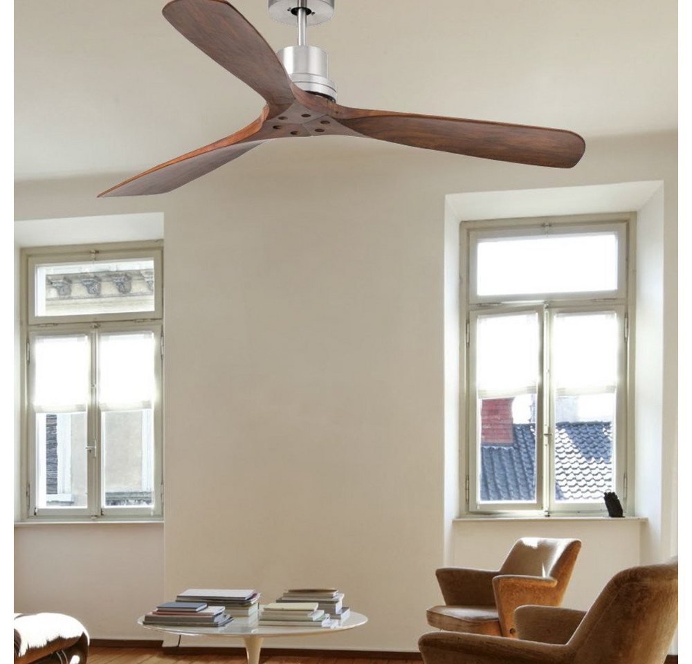 Kunstbaum Dekorativer Deckenventilator Lantau DC, Faro, Höhe 33 cm, Ventilatoren von Faro