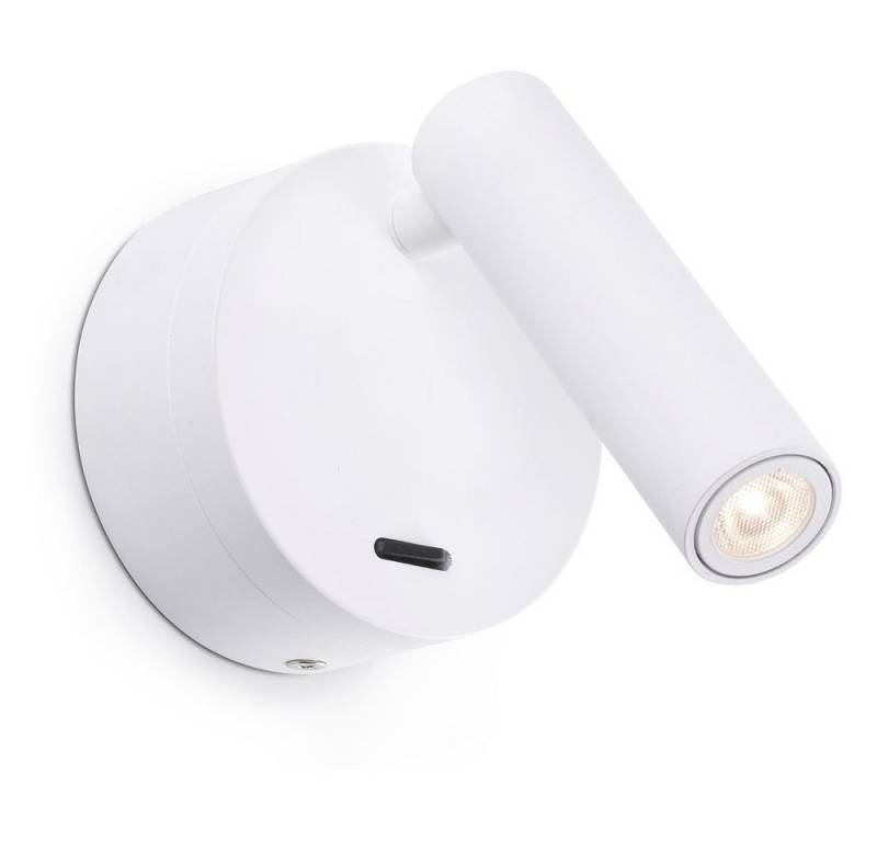 Faro Wandleuchte LED Wandleuchte Boc aus Aluminium in Weiß, LED von Faro