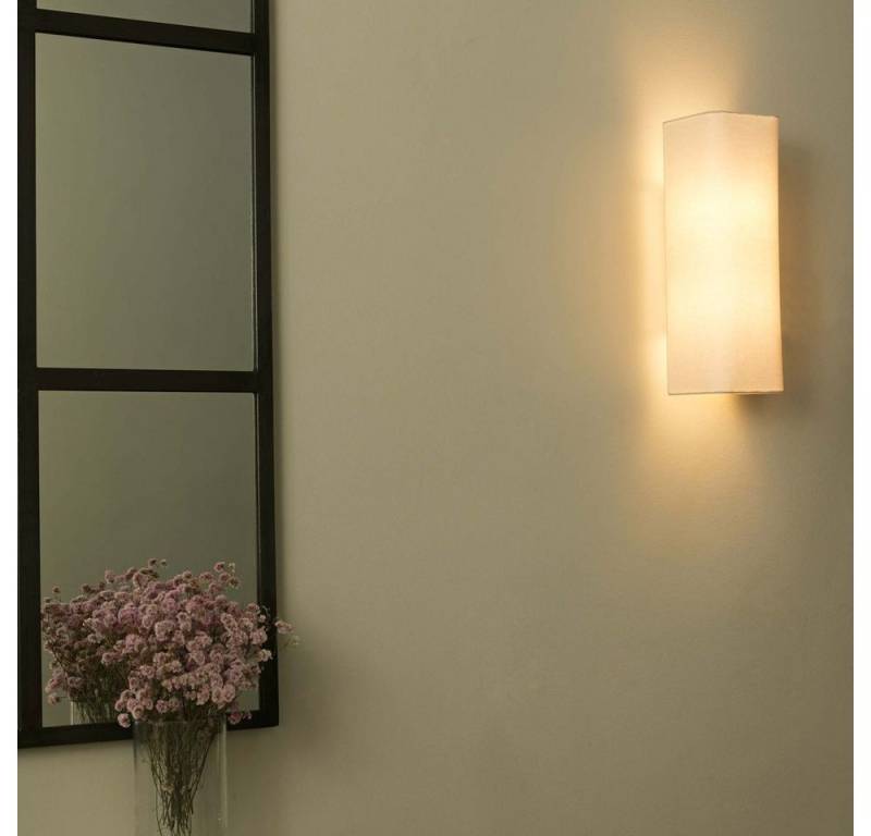Faro Wandleuchte Wandleuchte Cotton in Beige 2xE27 Eckig von Faro