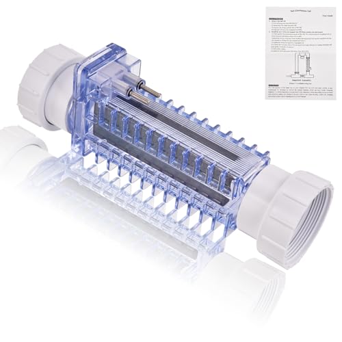Farpida PPC1 Salzzelle mit Verbindungen, passend für Autopilot Pool Pilot Digital Chlorgenerator, PPC1 Salzchlorgenerator, Ersatzzelle Ersatz # RC-35/22, SC-36, AP-150 (W/ 5 Titanklingen) von Farpida
