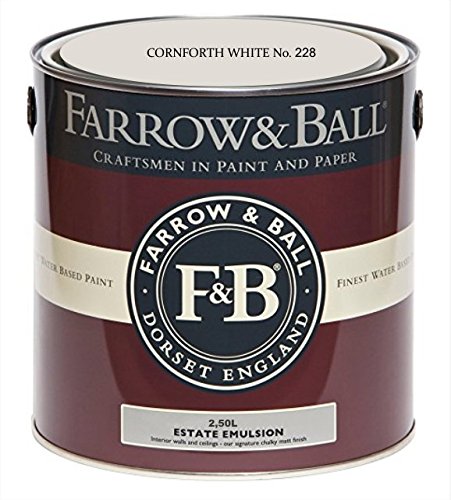 Farrow & Ball Estate Emulsion Farbe 2.5 Liter Cornforth White 228 Matt von Farrow & Ball