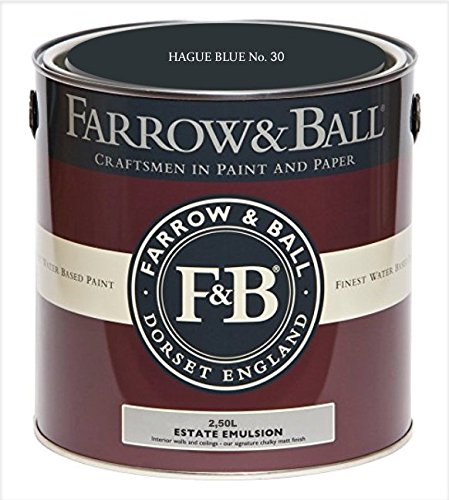Farrow & Ball Estate Emulsion Farbe 2.5 Liter Hague Blue 30 Matt von Farrow & Ball