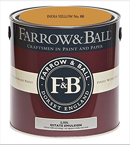 Farrow & Ball Estate Emulsion Farbe 2.5 Liter India Yellow 66 Matt von Farrow & Ball