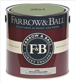 Farrow & Ball Estate Emulsion Farbe 2.5 Liter Lichen 19 Matt von Farrow & Ball