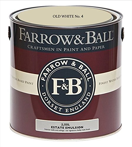 Farrow & Ball Estate Emulsion Farbe 2.5 Liter Old White 4 Matt von Farrow & Ball