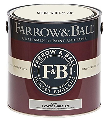Farrow & Ball Estate Emulsion Farbe 2.5 Liter Strong White 2001 Matt von Farrow & Ball