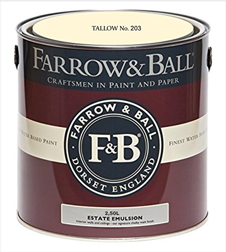 Farrow & Ball Estate Emulsion Farbe 2.5 Liter Tallow 203 Matt von Farrow & Ball