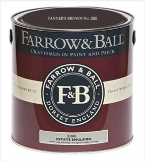 Farrow & Ball Estate Emulsion Farbe 2.5 Liter Braun255 Matt von Farrow & Ball