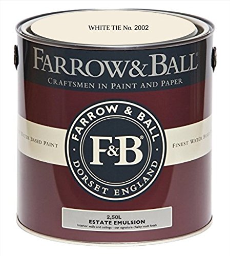 Farrow & Ball Estate Emulsion Farbe 2.5 Liter White Tie 2002 Matt von Farrow & Ball