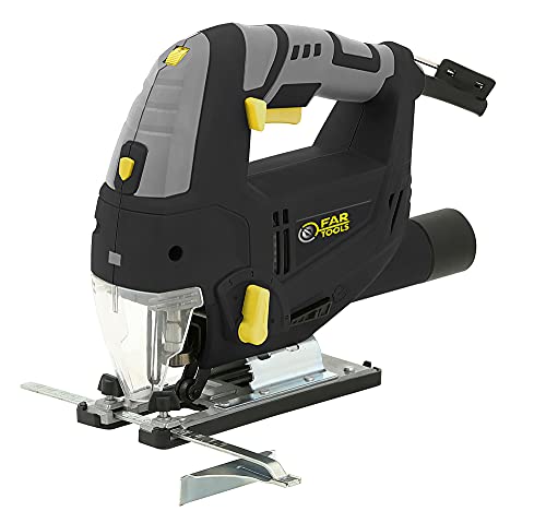 Fartools JS 710Q Stichsäge, 800 W, Drehzahlregelung Pendelbewegung maximale Schneidekapazität: 80 mm von Fartools