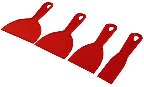 Fartools Spachtelmesser, Rot, 4 Stück von Fartools