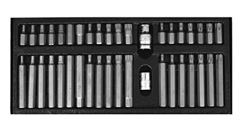 Bit Bits Satz Set Imbus Spline Torx Adapter 40tlg. Steckschülssel Bitsatz FARYS von Farys