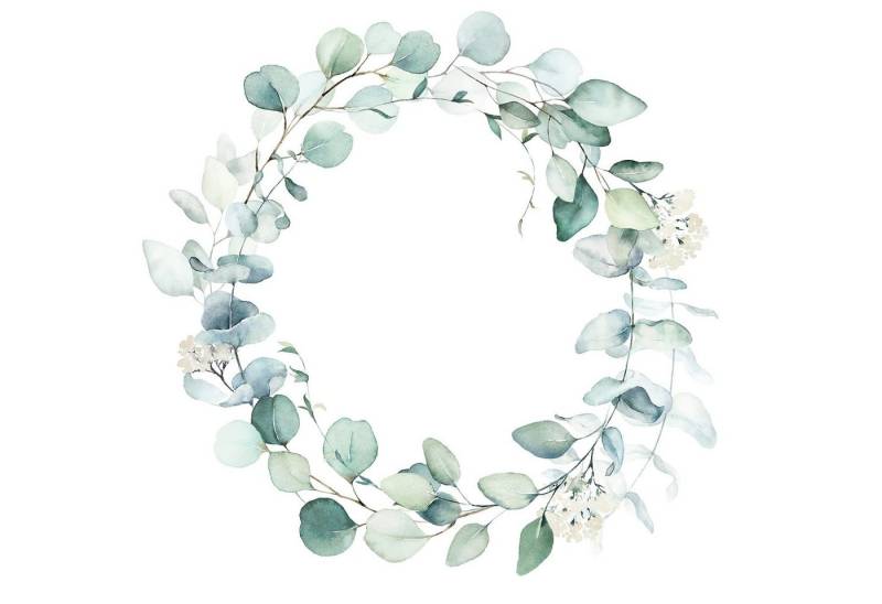 Fasana Papierserviette 20 Servietten Branch wreath 33x33cm, (20 St) von Fasana