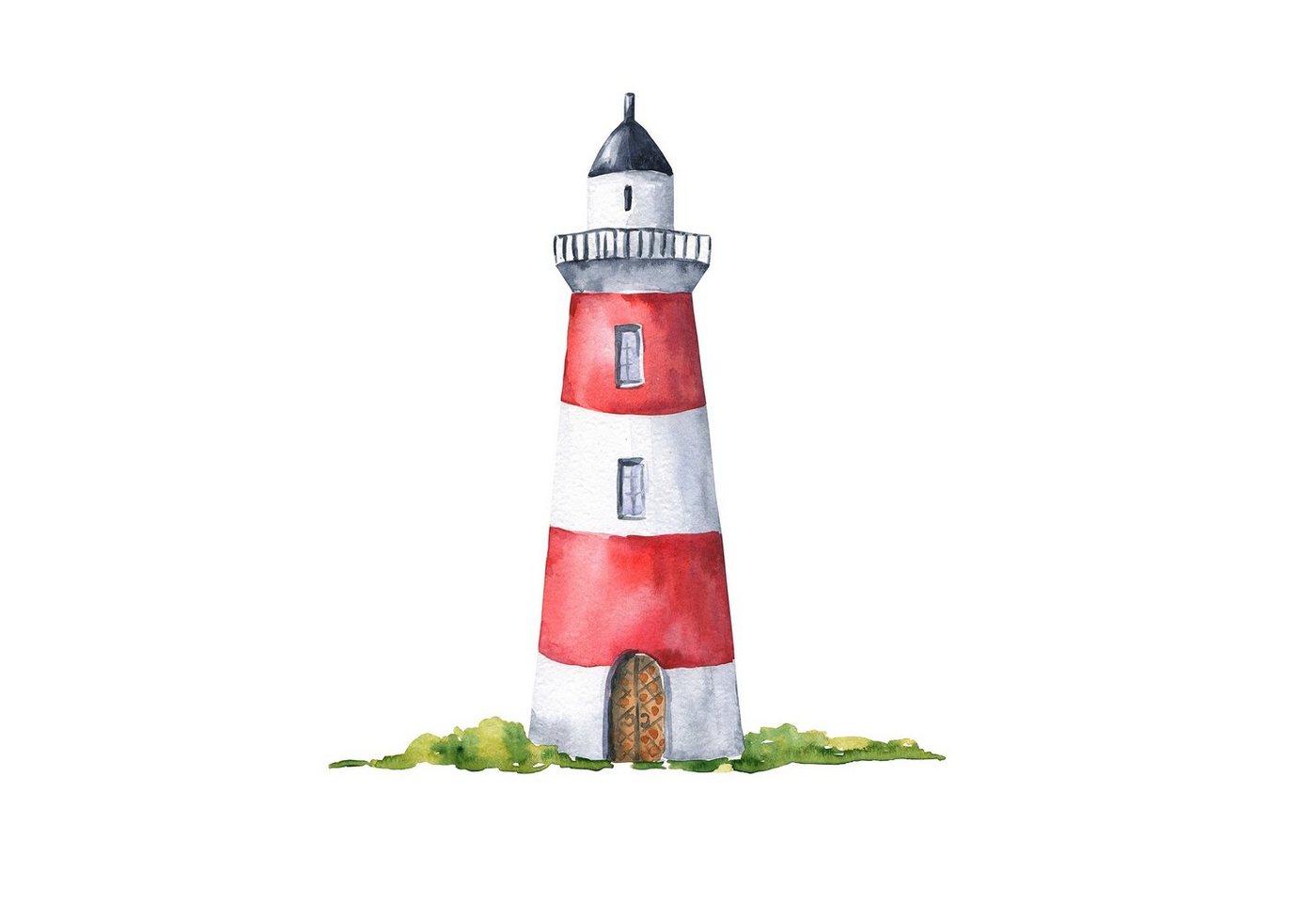 Fasana Papierserviette 20 Servietten Lighthouse 33x33cm, (20 St) von Fasana