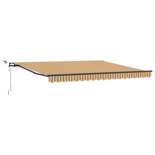 Automatische Einziehbare Markise mit LED Mehrfarbiger Streifen 400x300 cm, Außenmarkise Gelenkarmmarkise für Wohnmobil Hauseingang Terrasse Eingangsbereich Café3330582 Automatische Einziehbare Markise mit LED Mehrfarbiger Streifen 400x300 cm, Außenmarkise Gelenkarmmarkise für Wohnmobil Hauseingang Terrasse Eingangsbereich Café3330582 von Fasba