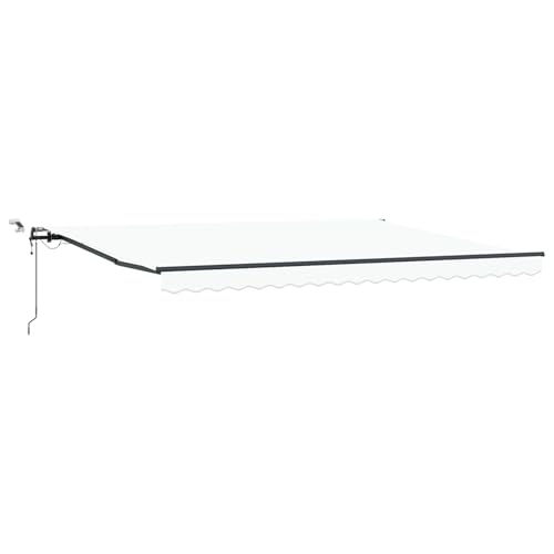 Automatische Einziehbare Markise mit LED Weiß 450x300 cm, Außenmarkise Gelenkarmmarkise für Wohnmobil Hauseingang Terrasse Eingangsbereich Café3330990 Automatische Einziehbare Markise mit LED Weiß 450x300 cm, Außenmarkise Gelenkarmmarkise für Wohnmobil Hauseingang Terrasse Eingangsbereich Café3330990 von Fasba
