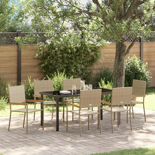 Fasba 7-teilige Garten-Essgruppe in Beige aus Poly-Rattan, Gartengarnitur Sitzgarnitur Loungemöbel Set for Loungebereich Terrasse Hotel3379720 Fasba 7-teilige Garten-Essgruppe in Beige aus Poly-Rattan, Gartengarnitur Sitzgarnitur Loungemöbel Set for Loungebereich Terrasse Hotel3379720 von Fasba