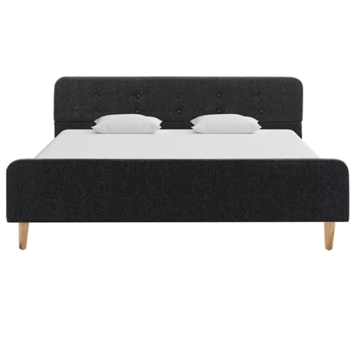 Fasba Bettgestell Dunkelgrau Sackleinen 140x200 cm, Doppelbett/Einzelbetten Bettrahmen für Wohnheim Schlafzimmer Gästezimmer284897 Fasba Bettgestell Dunkelgrau Sackleinen 140x200 cm, Doppelbett/Einzelbetten Bettrahmen für Wohnheim Schlafzimmer Gästezimmer284897 von Fasba